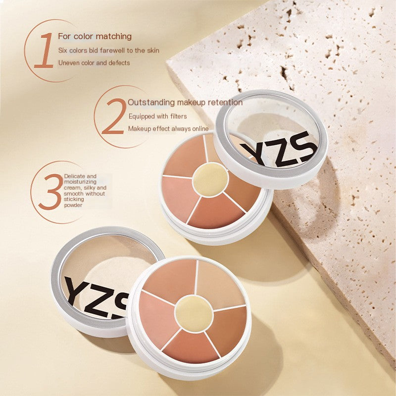Waterproof Ivory Highlighting Contour Palette for Medium Skin
