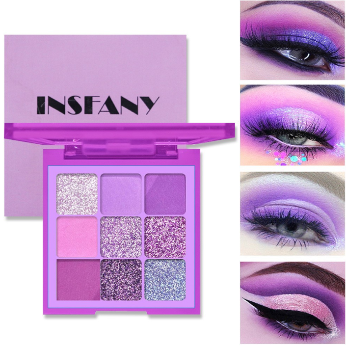 INSFANY Eyeshadow Palette (9 Shades)