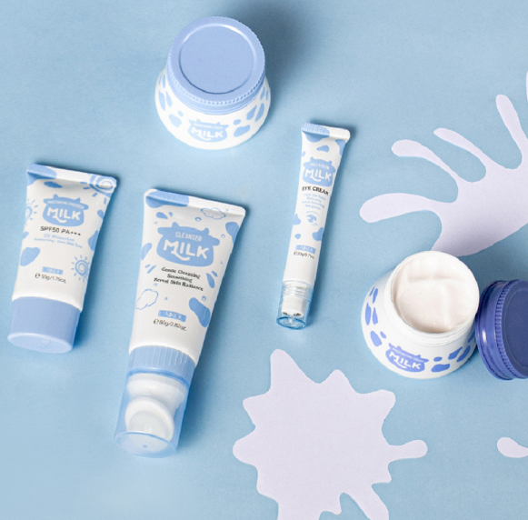 Milk Skin Care 5-piece Set Moisturizing Facial Care Suite