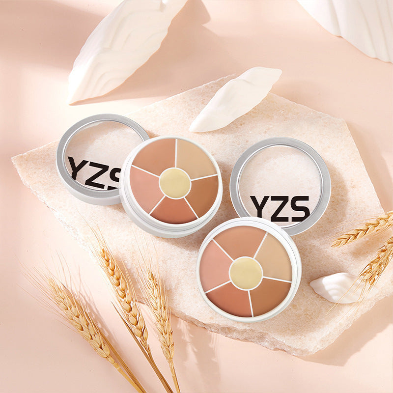 Waterproof Ivory Highlighting Contour Palette for Medium Skin