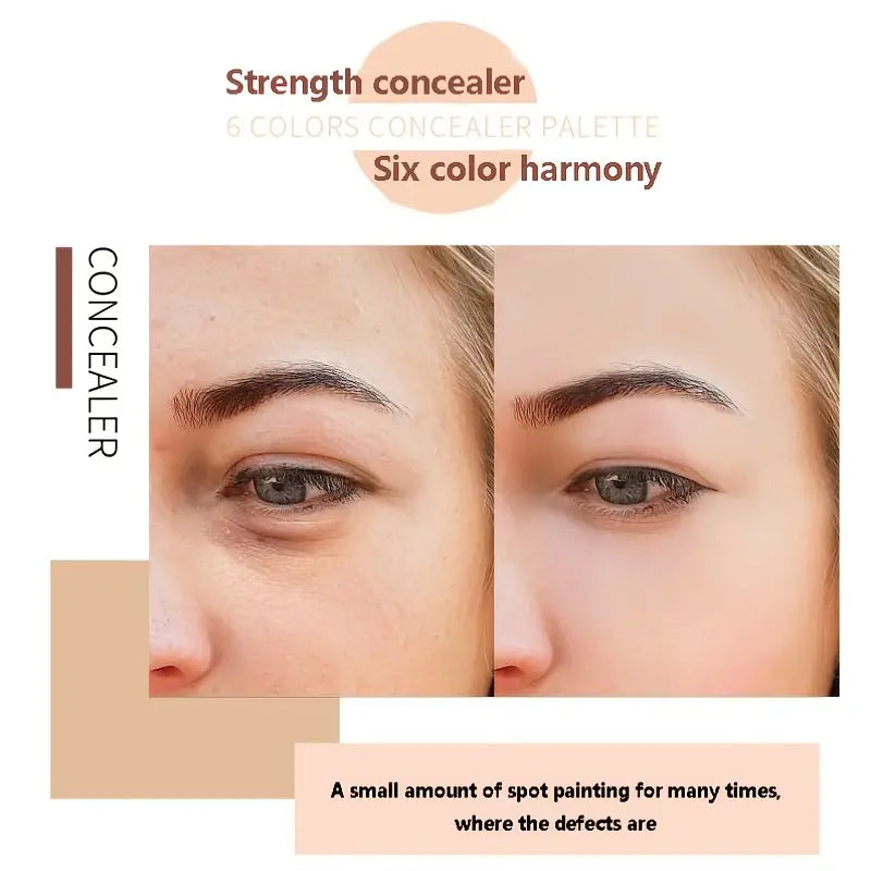 Waterproof Ivory Highlighting Contour Palette for Medium Skin