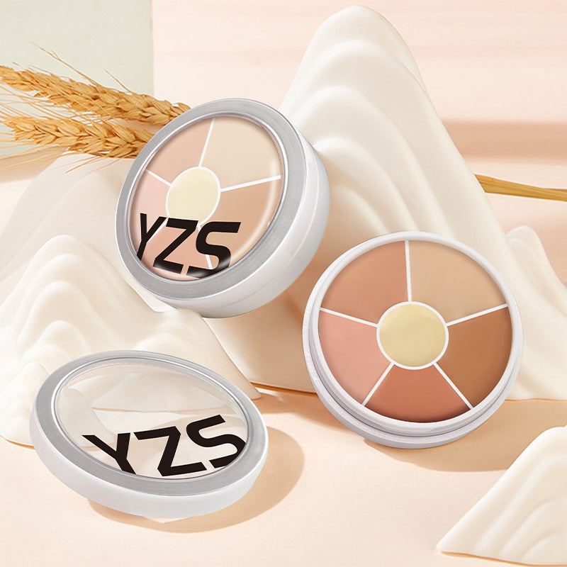 Waterproof Ivory Highlighting Contour Palette for Medium Skin